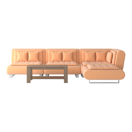 Orange Loveseat Orange Loveseat